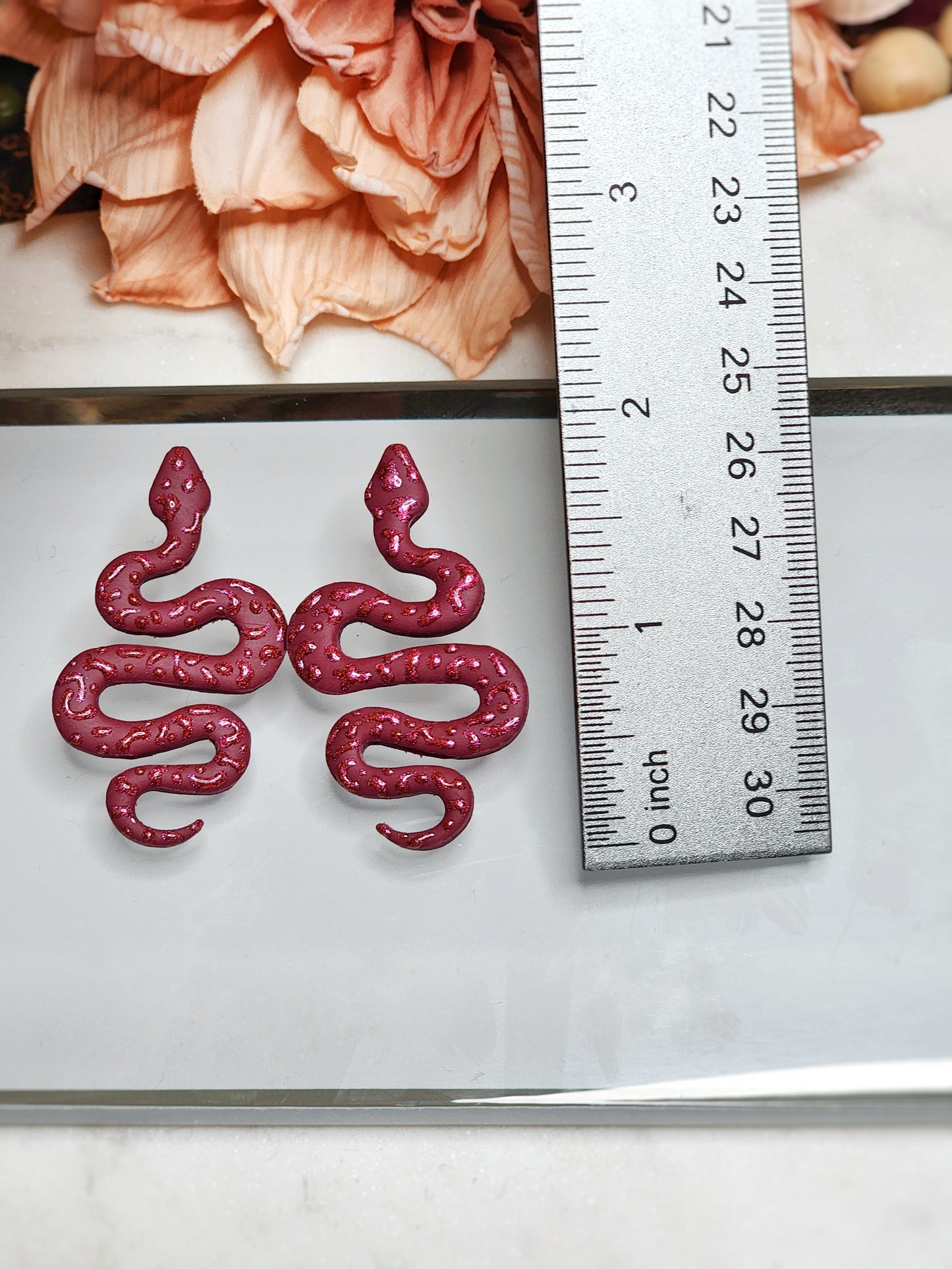 Maroon Texture Snake