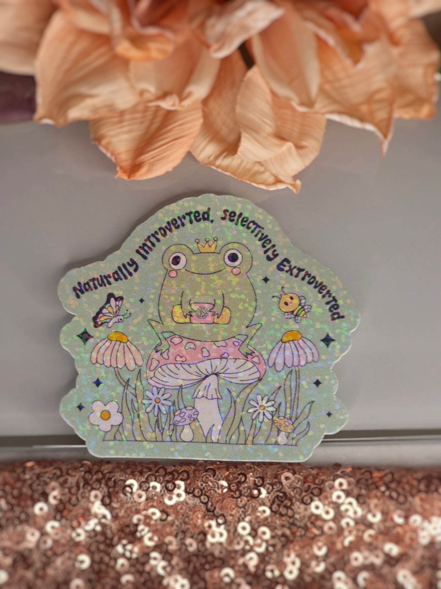 Introvert/Extrovert Sticker