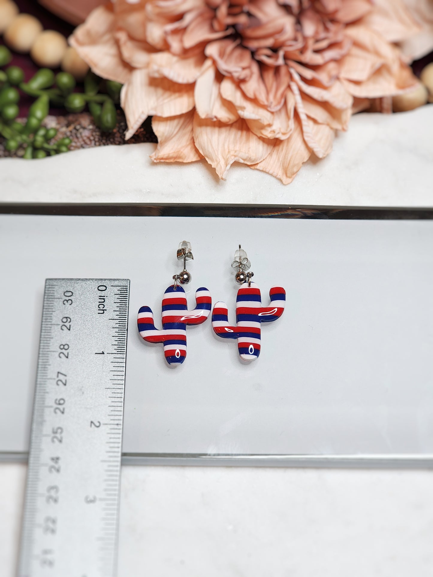 Red White & Blue Cactus