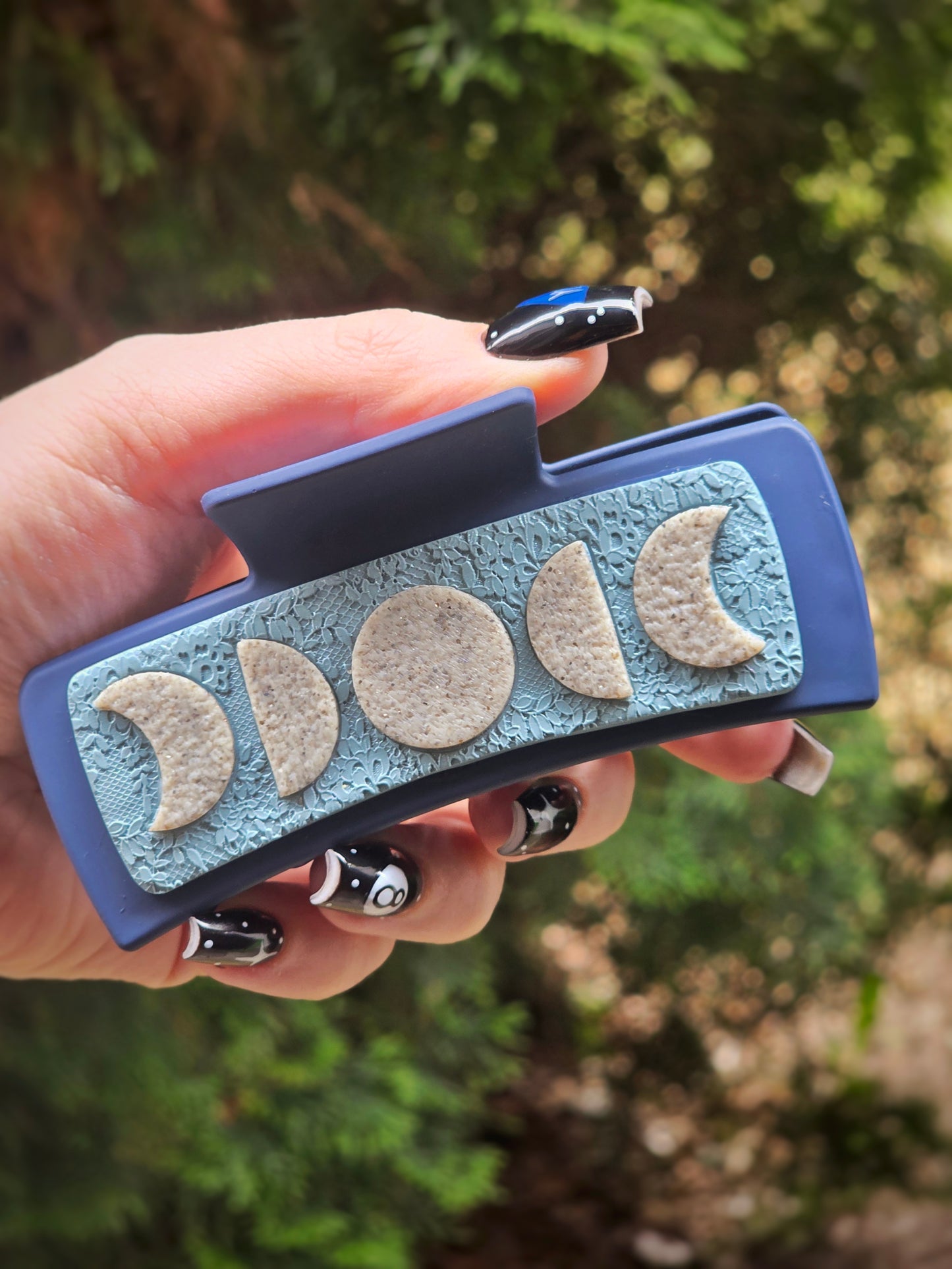 Moon Phase Claw Clip