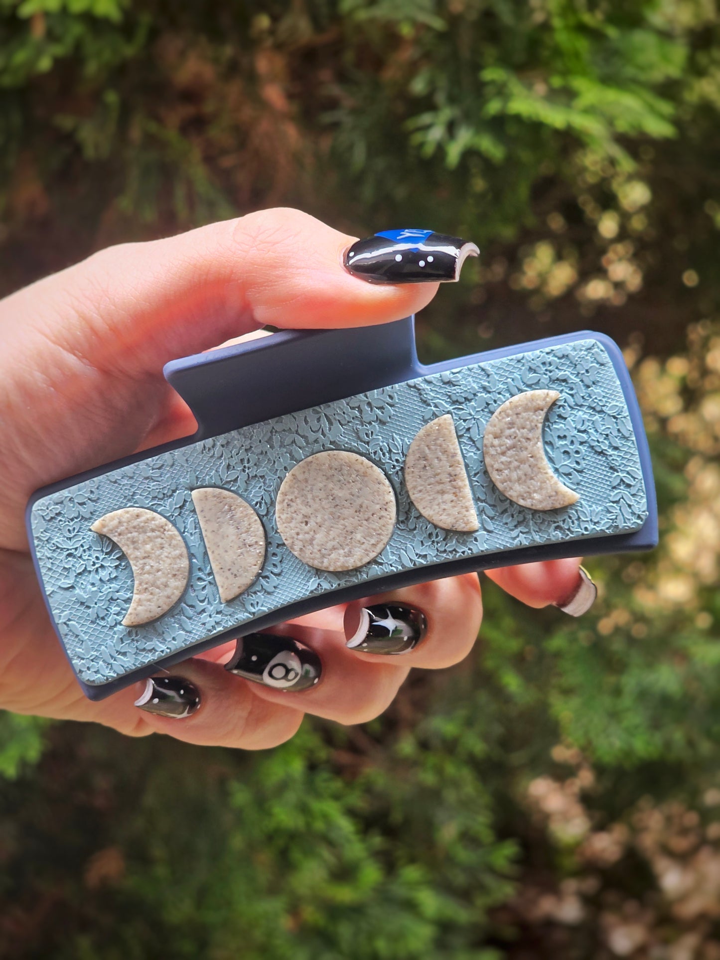 Moon Phase Claw Clip