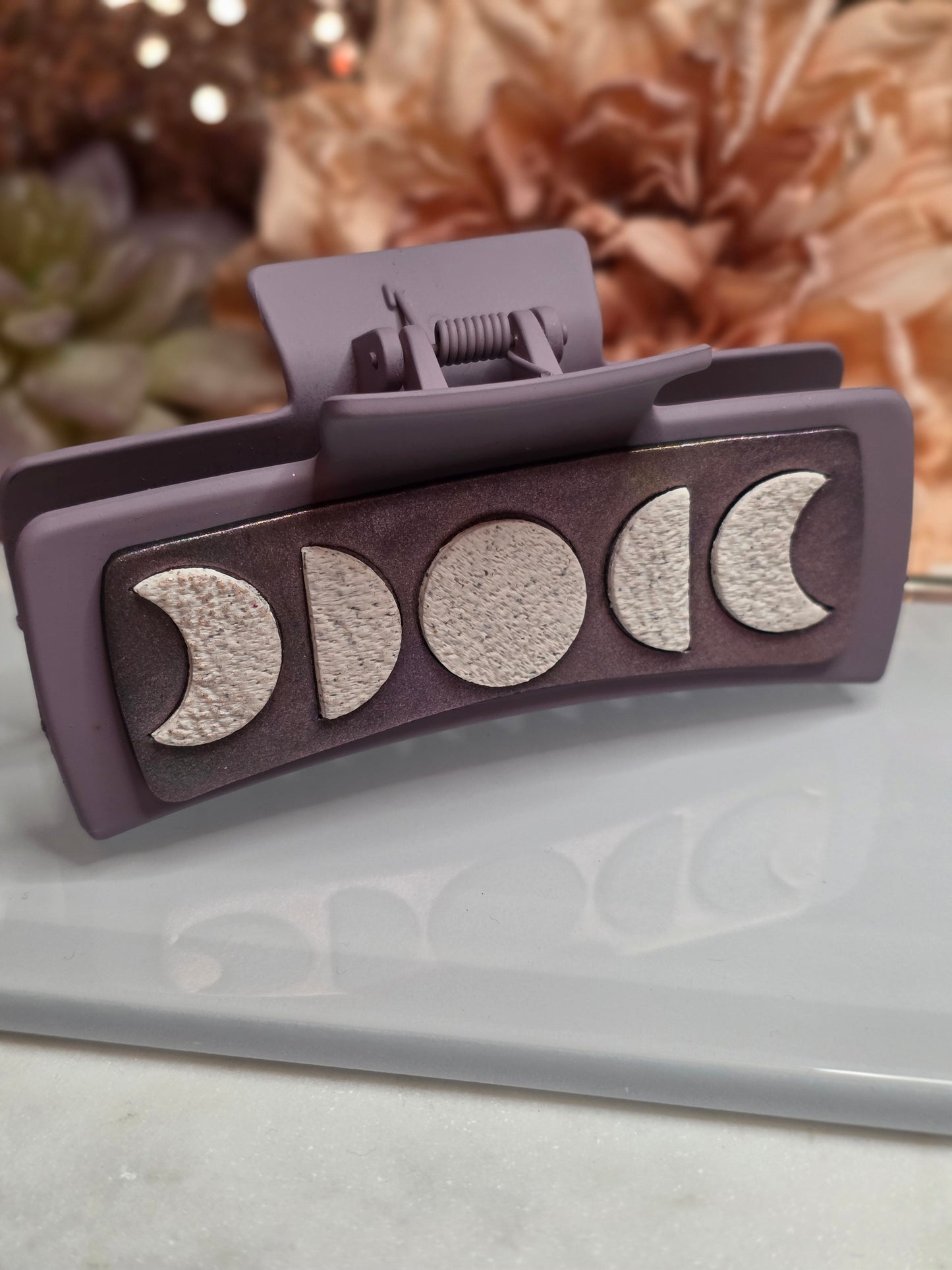 Moon Phase Claw Clip
