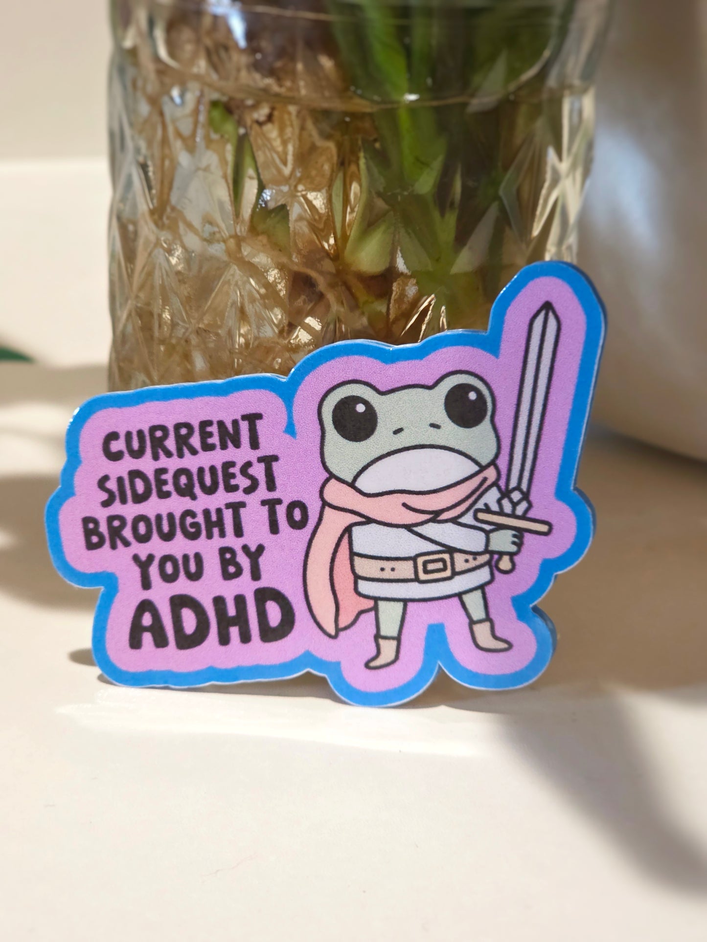 Current Side Quest ADHD Sticker