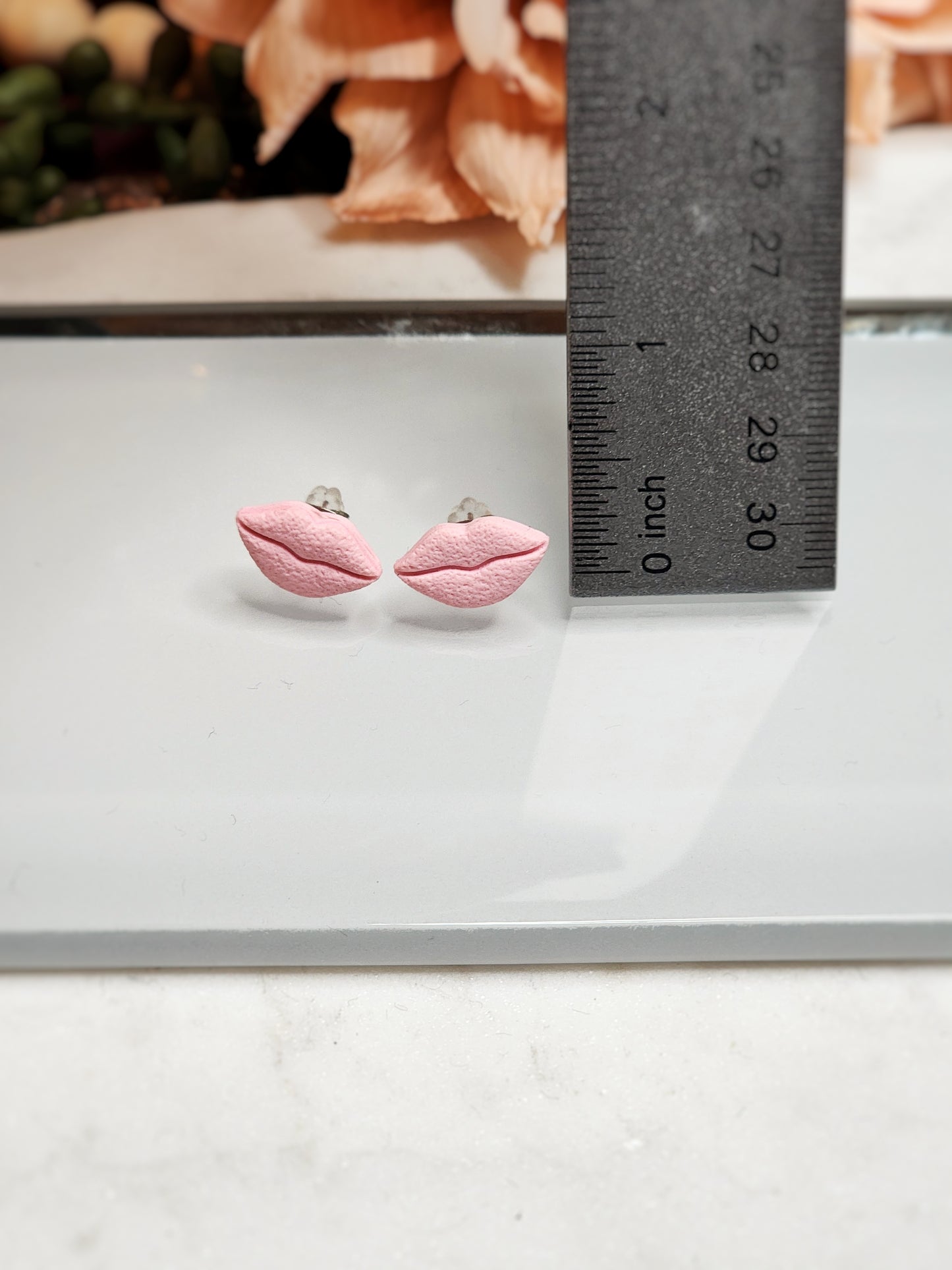 Baby Pink Lip Studs