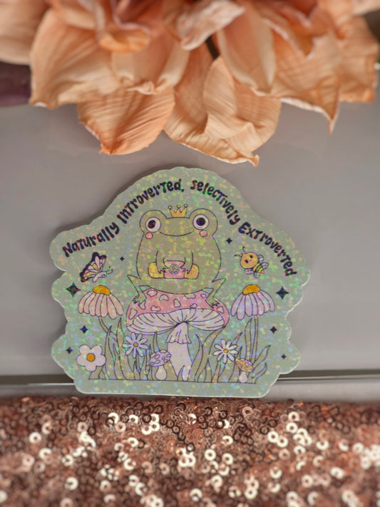 Introvert/Extrovert Sticker
