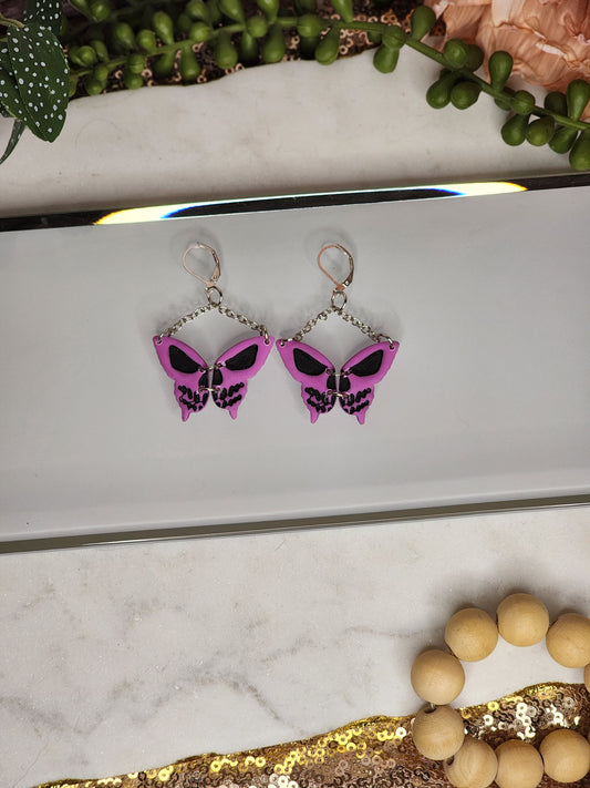 Purple Skeleton Moths