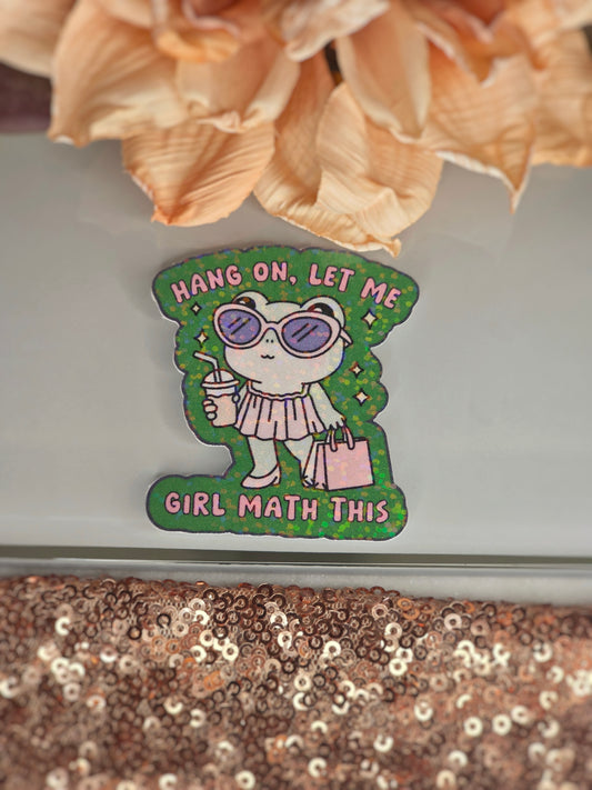 Girl Math Sticker