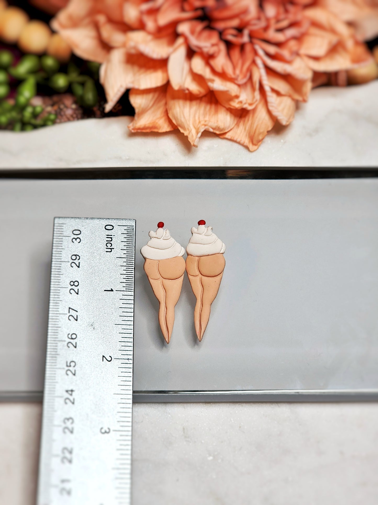 Peachy Ice Dream Cone